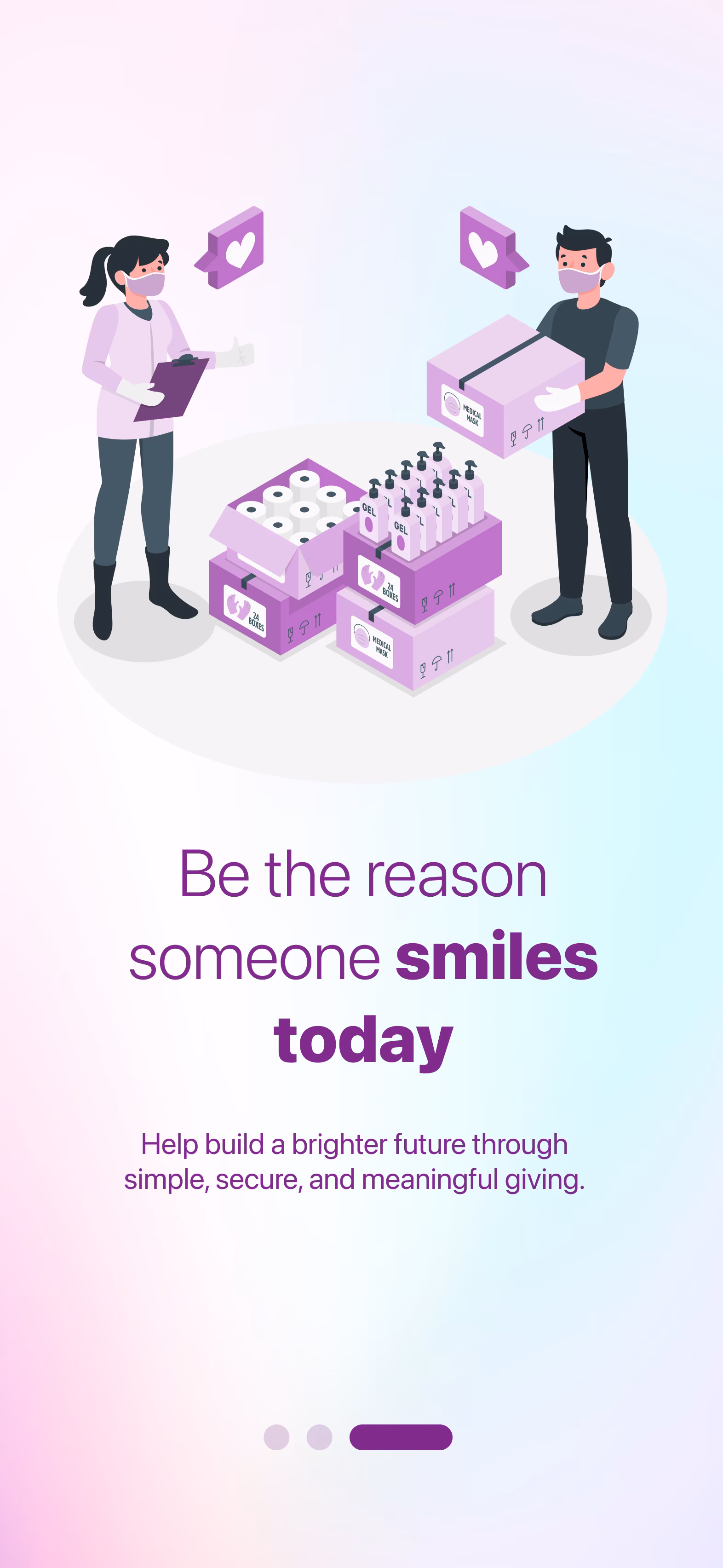 Daily Angel get started screen variation 2